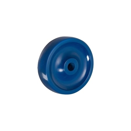 Casterhq 4"x2" BLUE SOLID POLYURETHANE (NON MARKING) WHEEL, 750 LBS CAPACITY HD-PLX-4M7